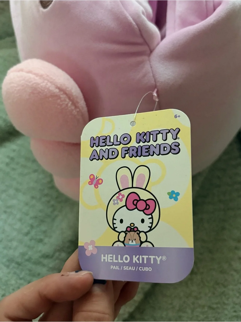 NWT Hello Kitty Plush Easter Basket